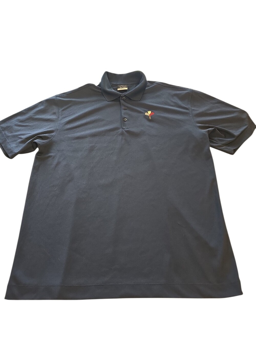 Men's Nike Golf Dri-FIT Navy Color  Polo Shirt 3 Buttons Size L